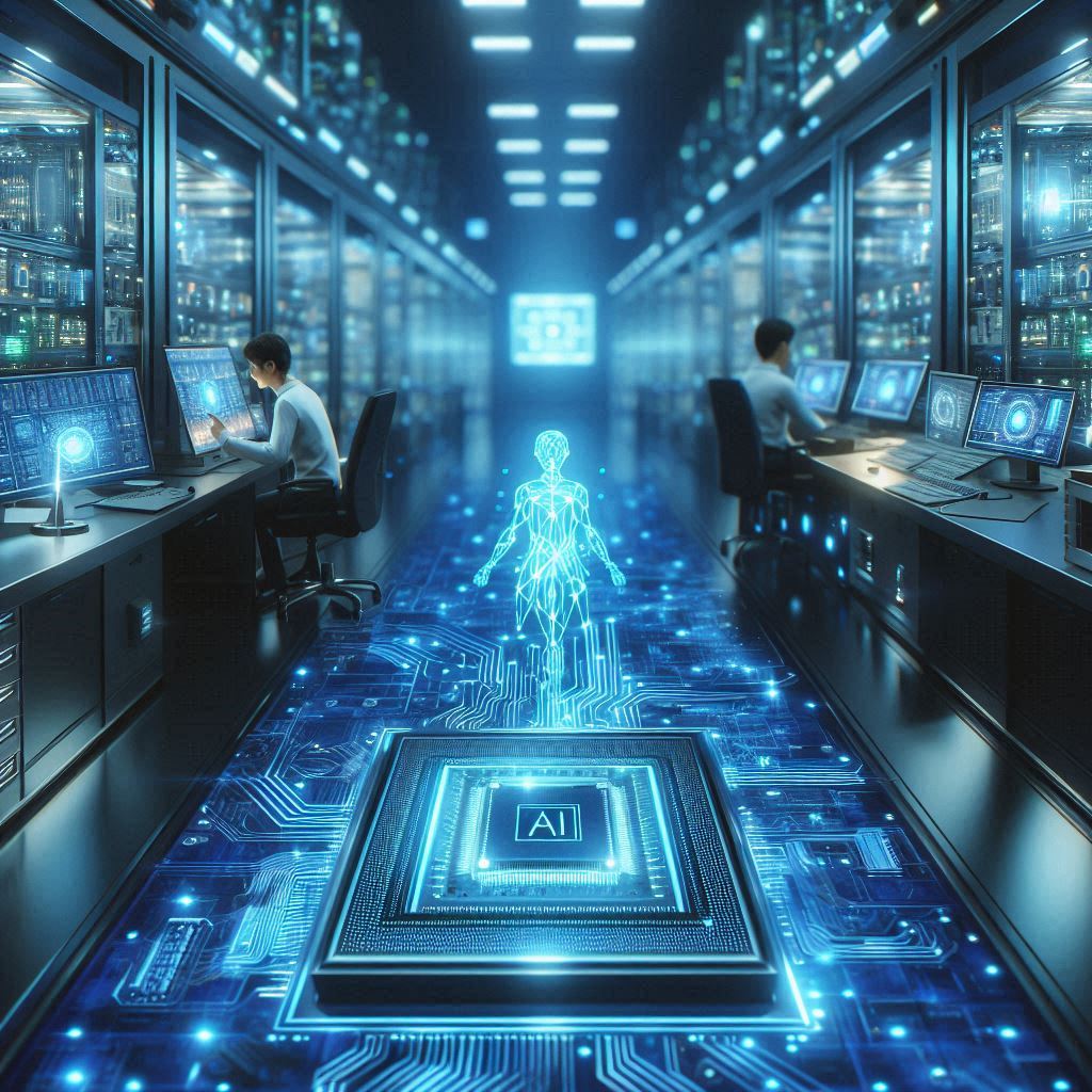 NVIDIA's cutting-edge AI chips powering the future.