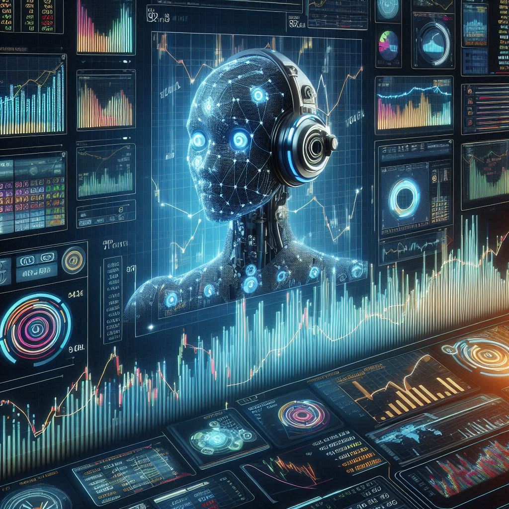 AI-powered stock trading system analyzing financial trends in 2025