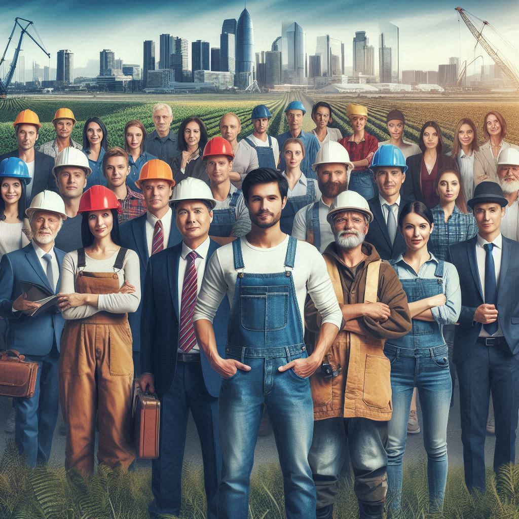 A diverse workforce symbolizing employment and labor market policies.