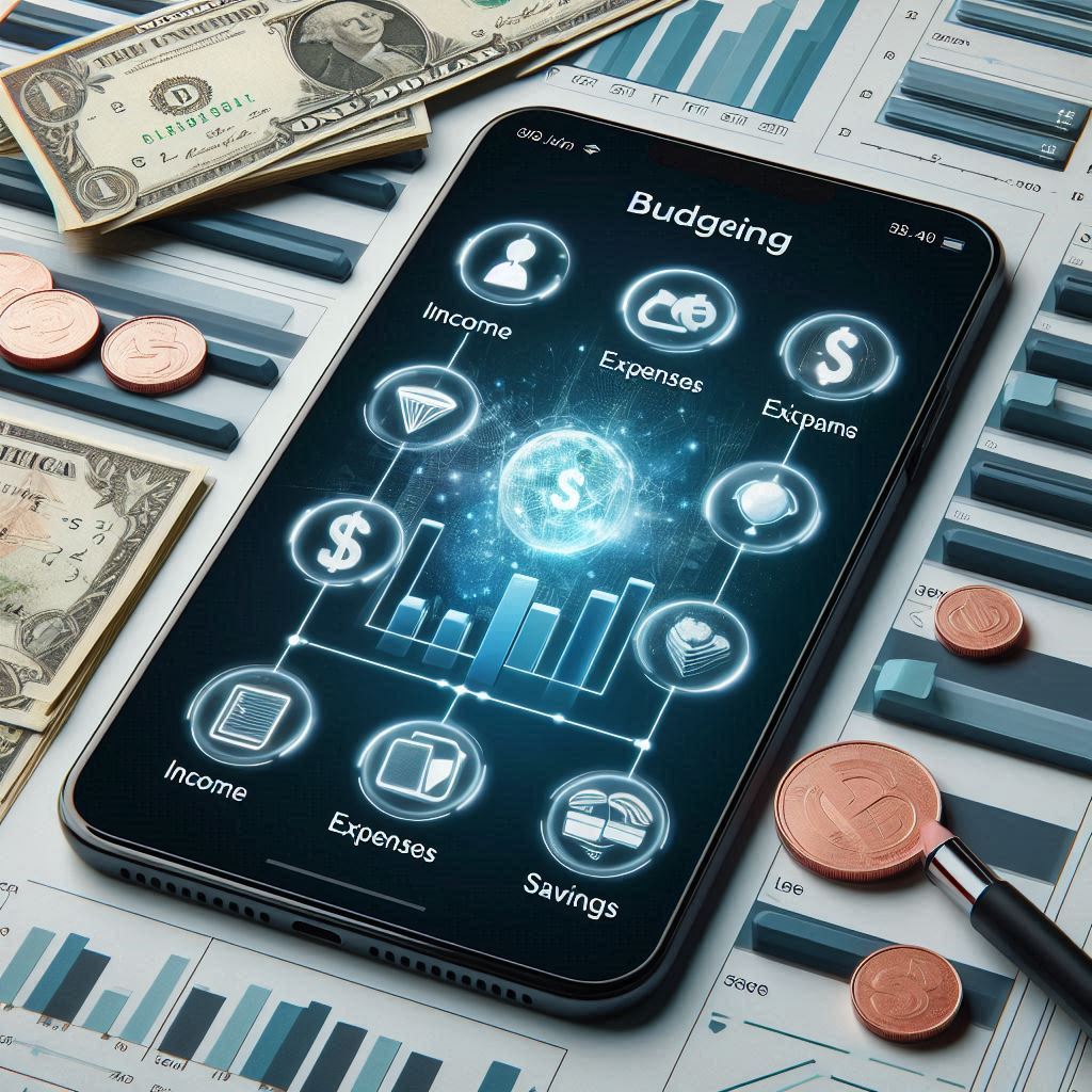 Budgeting system with income and expense tracking in 2025.