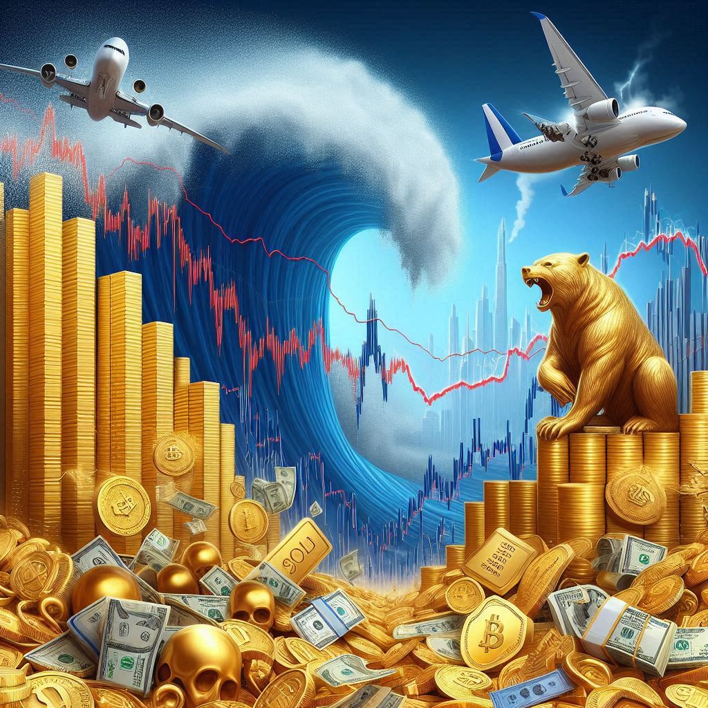 Gold vs. stock market performance during recessions.